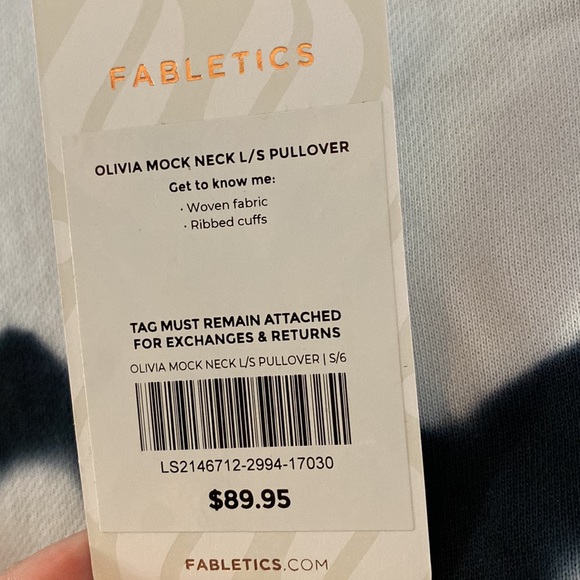Fabletics Liza Koshy Mock Neck Pullover - Picture 4 of 5